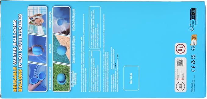 Reusable Water Balloons, Water Bombs Splash Ball, Magnetic Water Ball for Outdoor Games, Summer Party(8Pcs)