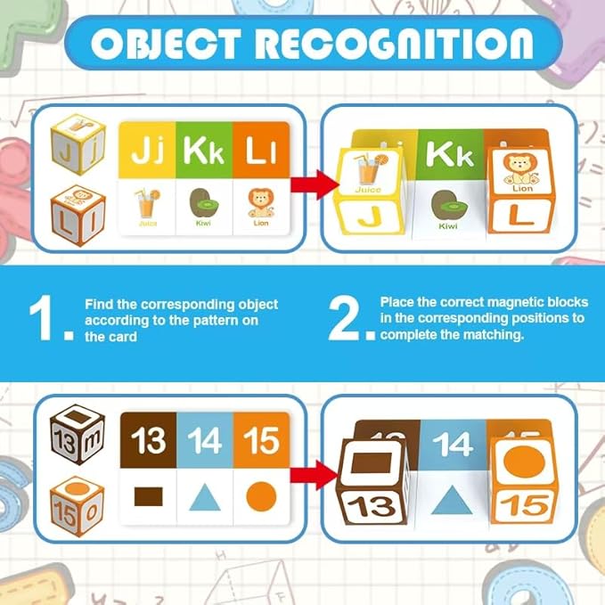 Children's Multiple Activity Toys Educational Alphabet Building Blocks Set