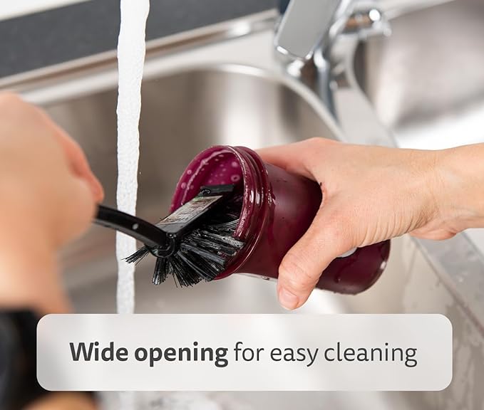 Herobility Double Anti-Colic Baby Bottles – 5 fl oz/140ml – 4-Pack – Multicolor – Denim, Black, Dusky Green, Gray