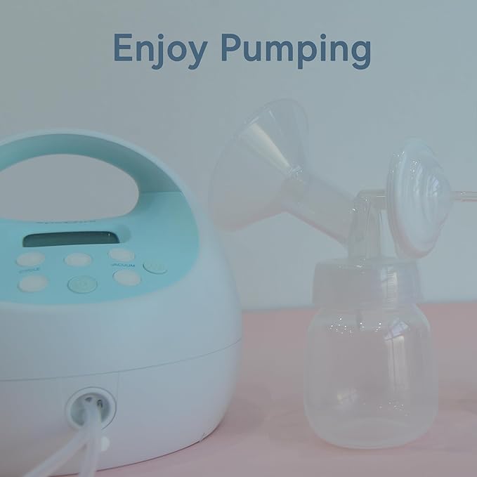 21 mm Flange Set Compatible with Spectra/Motif Luna Wide-Mouth Bottles, Breast Pump Parts Includes Breast Shield Tubing Valve Backflow Protector, Not Original Spectra Accessories