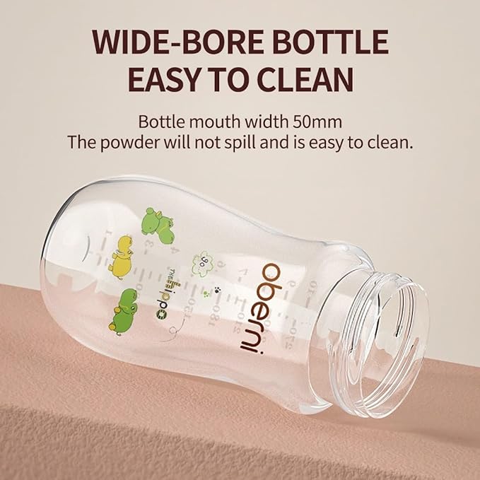 Baby Bottles, Weighted Straw Toddler Milk Bottles with Non-Slip Handle, Size + Variable Fast Flow, 12+ Months, BPA-Free, Pink/1Pack/9oz