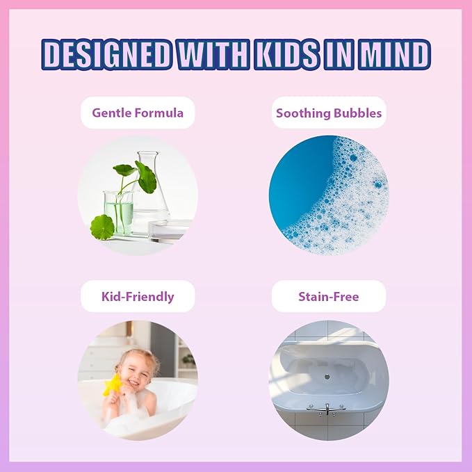 Care Bears 6 Pack Bubblegum Scented Bath Bombs - Ages 3+ Character Molded Bath Bombs – Fun & Bright Colors - Great Birthday Gifts, Stocking Stuffers, Slumber Parties, Spa Days & More by Townley Girl