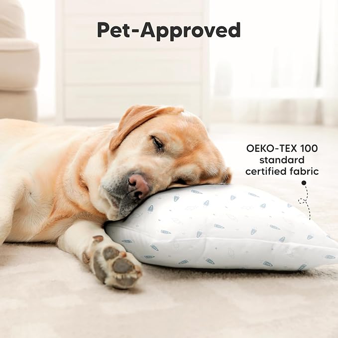 KeaBabies 2-Pack Toddler Pillow 13x18 - Soft Organic Cotton Kids Travel Bed Pillows for Sleeping, School, Nap, Machine Washable, Toddlers 2 to 5, Pillowcase Sold Separately (Spacecrafts)