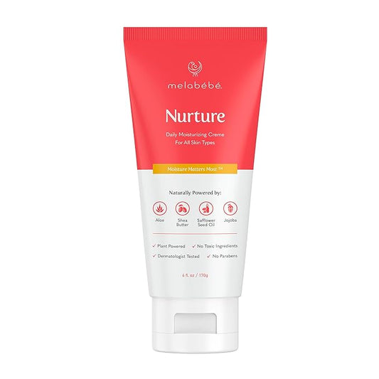 Nurture: Daily Moisturizing Cream - Baby Eczema Cream & Baby Lotion Sensitive Skin Baby Cream - Natural Baby Lotion and Baby Moisturizer Infused w/Shea, Aloe Vera & Jojoba Oils - 6oz
