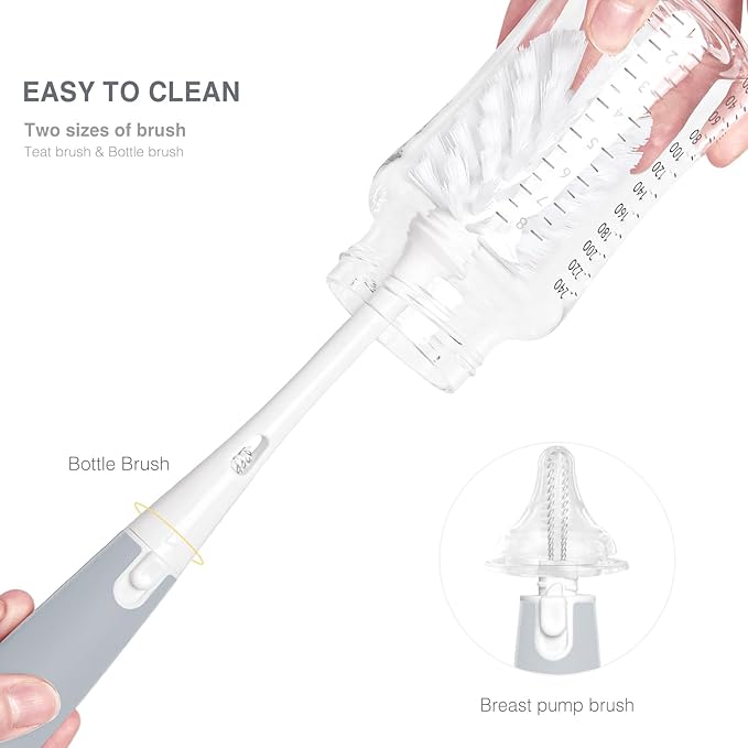 Termichy Travel Baby Bottle Drying Rack, Compact Size with Large Capacity for Working Mom, Visit Families, Friends or Camping with Baby Gary