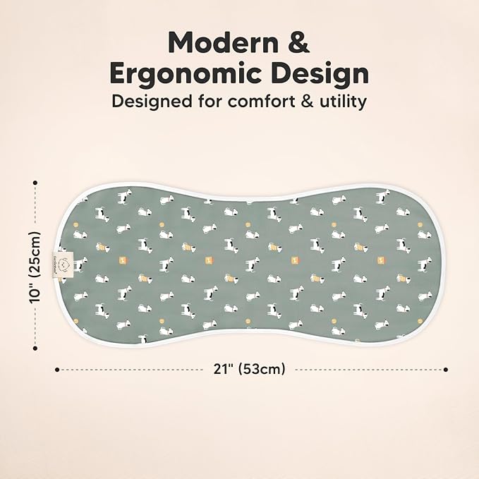 5-Pack Muslin Burp Cloths Baby Boy, Girl - Very Absorbent Baby Burp Cloth Rags, 8-Layers Viscose Derived from Bamboo Cotton Muslin Towel, Super Soft Spit Up Rags, No Shrink Washcloths (Pets & Paws)