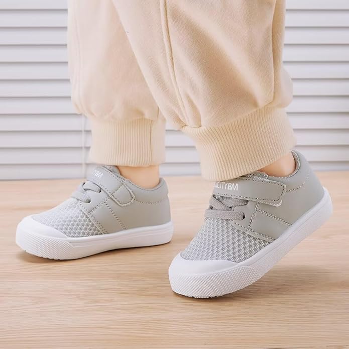 BMCiTYBM Baby Sneakers Girls Boys Lightweight Breathable Mesh First Walkers Shoes 6-24 Months