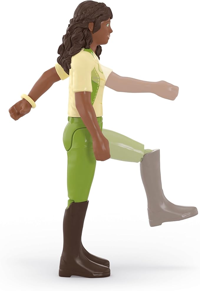 schleich Horse Club - 60PC Little Horseshoe Open Stable Playset - With 2 Horse Figurines, Action Figure, Stable and Accessories - Toy Horses for Girls and Boys - Kids Ages 5+ | 42703