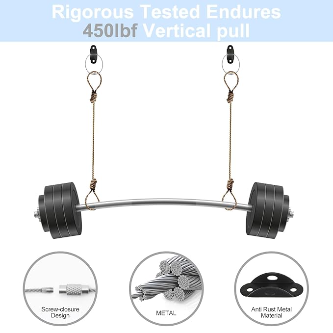 Furniture Anchors for Baby Proofing, Anti Tip Furniture Anchor Securing 420lbs Tension Earthquake Resistant Metal Furniture Wall Anchor Prevent Baby Pet from Falling Furniture（6 Pack，Black）