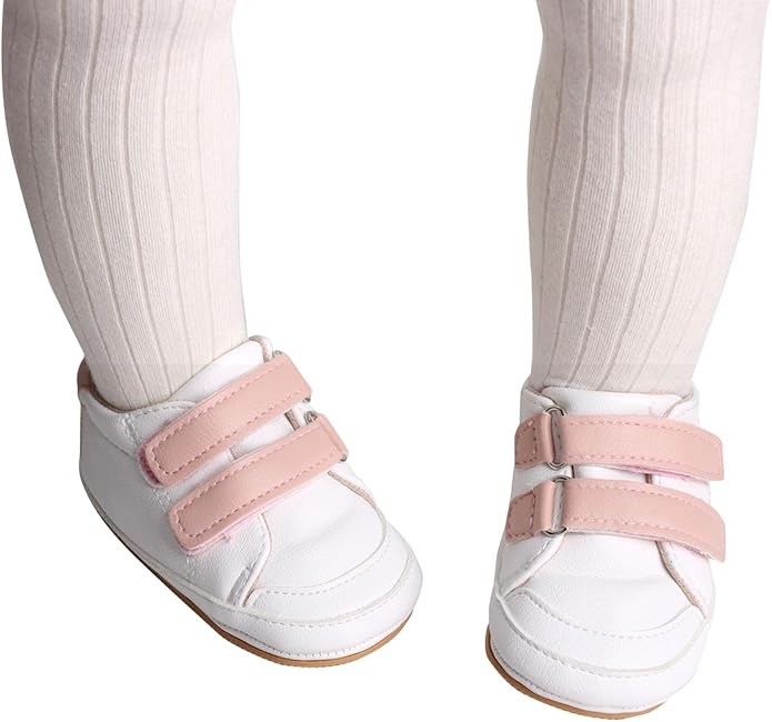 LONSOEN Baby Girls Boys Loafers Prewalker Dress Crib Shoes