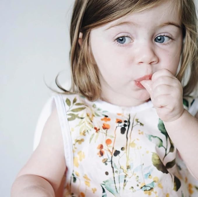 BapronBaby Autumn Leaves Bapron - No Neck Tie Safer Bib for Baby & Toddler - Soft Waterproof Stain Resistant - Machine Washable - Sz Preschool 3-5yrs