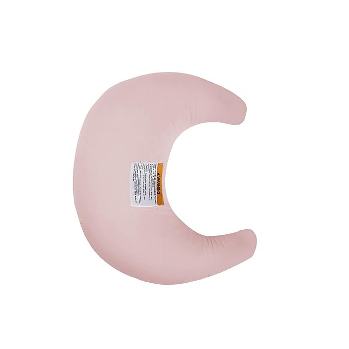 snuggle me Organic Nursing Pillow (New 2025 Design) | Bottle & Breastfeeding Pillow with Organic Cotton Cover & Fiberfill, Machine Washable Feeding Pillow, Newborn Essentials Must Haves (Petal) - v2