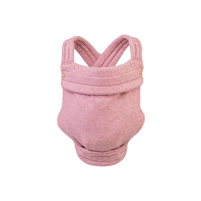 Mabē Monarch Ergonomic Baby Carrier – Premium Cotton Soft Structured Newborn to Toddler Carrier with Hip-Healthy Design, 3 Carry Positions (7-35lbs), Lightweight & Breathable,(Mauve Wings)