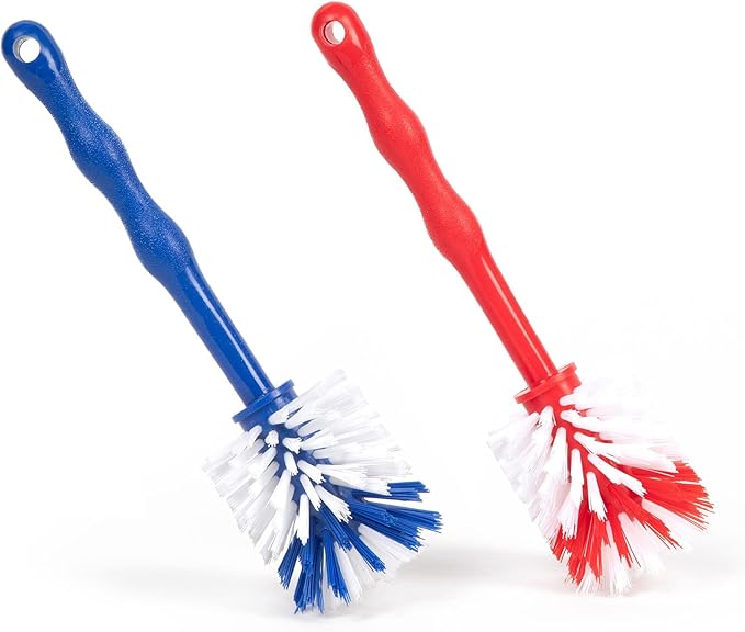 2 Pack - Bottle Brush/Cup Brush - Compatible with Yeti Tumblers, Hydro Flask Tumblers, Gatorade Water Bottles, Stanley Tumblers, RTIC Tumblers - Strong Bristles and Long Study Handle