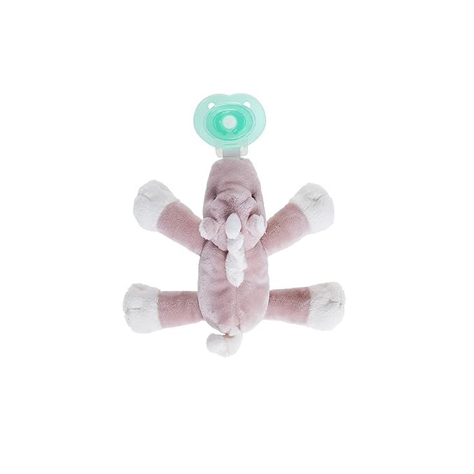 Nookums Paci-Plushies Buddies - Starflower The Unicorn Pacifier Holder - Adapts to Name Brand Pacifiers, Suitable for All Ages, Plush Toy Includes Detachable Pacifier