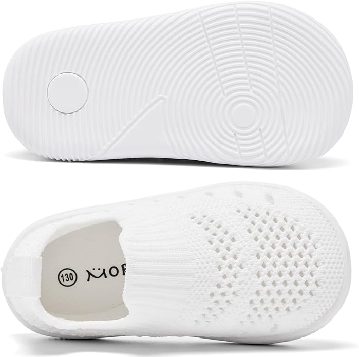 MORENDL Baby Toddler Walking Socks Non-Slip Breathable Unisex Casual Sneakers