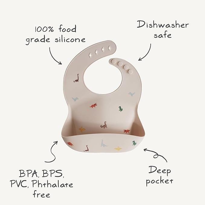mushie Silicone Placemat for Kids | BPA-Free Non-Slip Design (Bows)