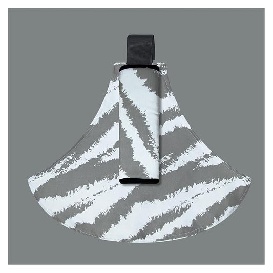 Baby Sling Shoulder Carrier,Ultimate Comfort Side Baby Carrier for Newborn to Toddler/Infants (7lbs-44lbs)(Grey White)