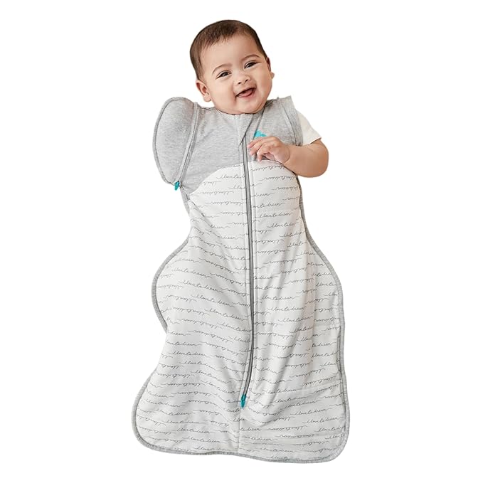 Love to Dream Swaddle UP Transition Bag Warm 2.5 TOG, Dreamer White, Extra Large, 24-32 lbs, Patented Zip-Off Wings, Gently Help Baby Safely Transition from Being Swaddled to Arms Free Before Rolling