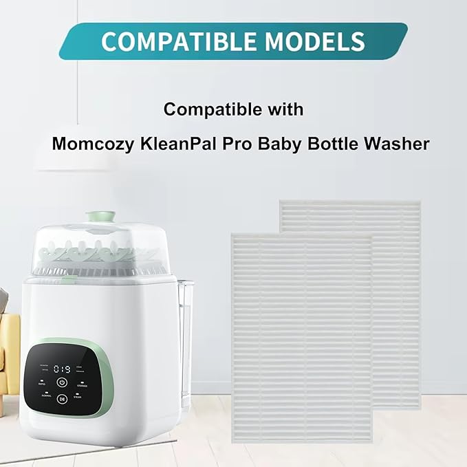 6 Pack HEPA H13 True Filter Replacement for Momcozy KleanPal Pro Baby Bottle Washer