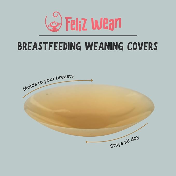 Weaning Breastfeeding 3.3" Nipple Covers for Toddlers– Breastfeeding Weaning Nipple Shields, Breast Nursing