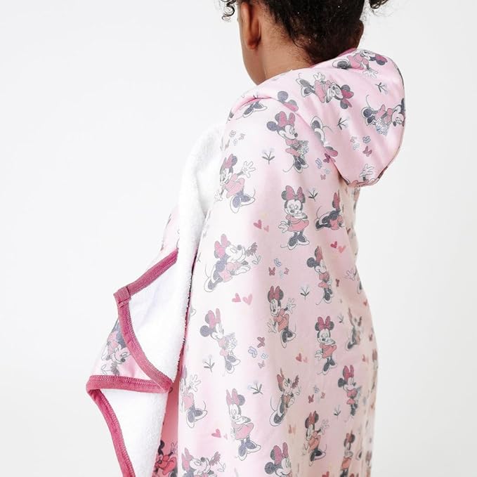 Premium Big Kid Hooded Towel "Minnie Mouse" by Copper Pearl