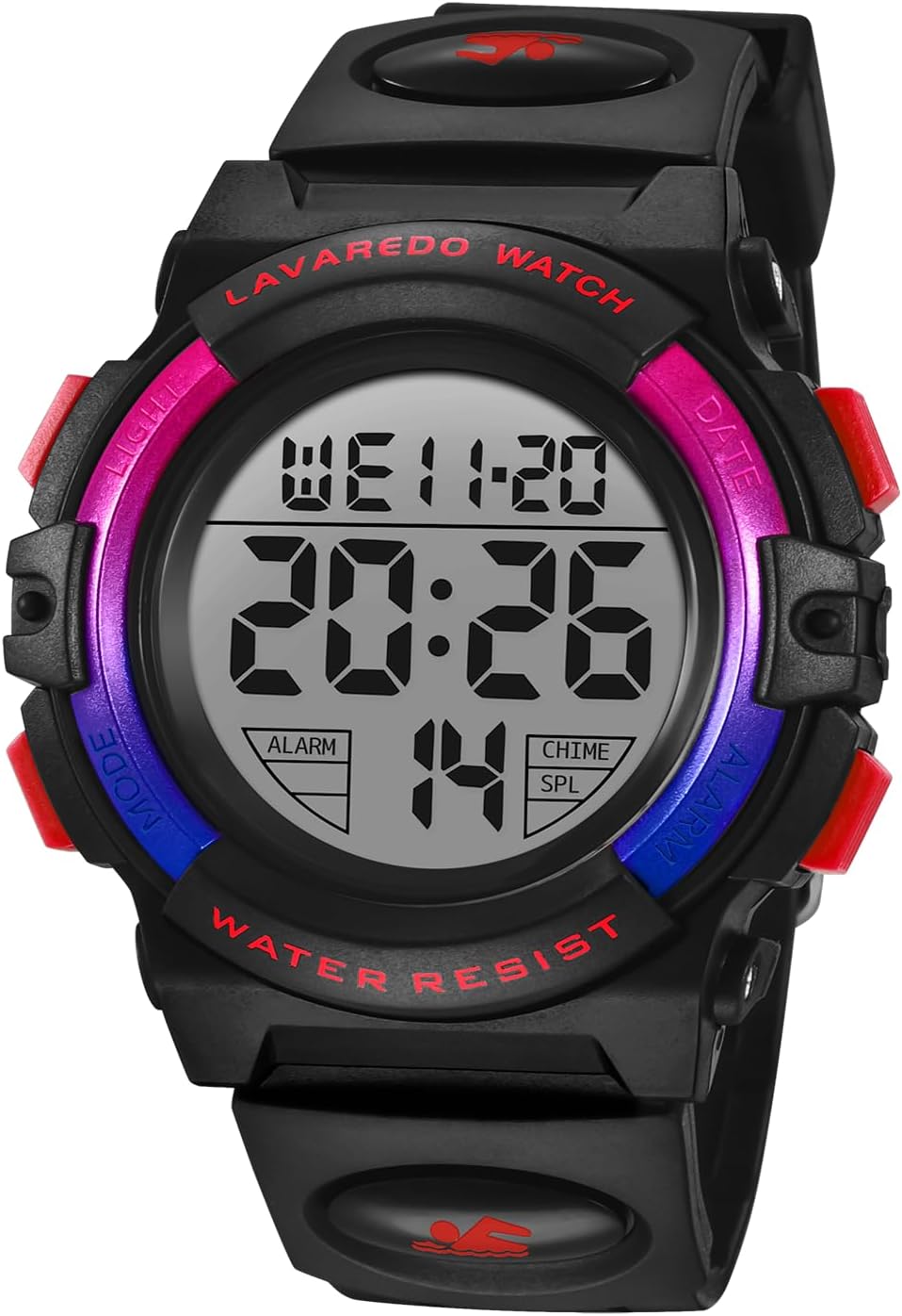 Kids Watch,Boys Watch for 3-15 Year Old Boys,Digital Sport Outdoor Multifunctional Chronograph LED 50 M Waterproof Alarm Calendar Analog Watch for Children with Silicone Band,Kids Gift