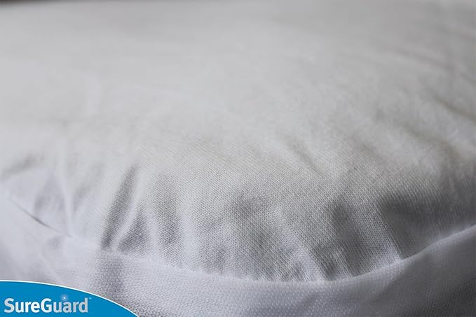 SureGuard Twin Extra Long (XL) Mattress Protector - 100% Waterproof, Hypoallergenic - Premium Fitted Cotton Cover - Smooth