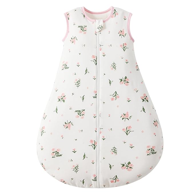 Duomiaomiao 2.5 TOG Baby Sleep Sack 100% Cotton Winter Baby Wearable Blanket, Warm Quilted Comfy Toddler Sleeping Sack