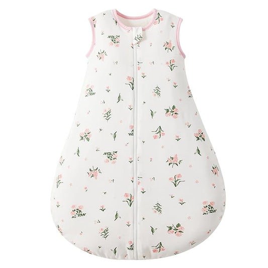 Duomiaomiao 2.5 TOG Baby Sleep Sack 100% Cotton Winter Baby Wearable Blanket, Warm Quilted Comfy Toddler Sleeping Sack