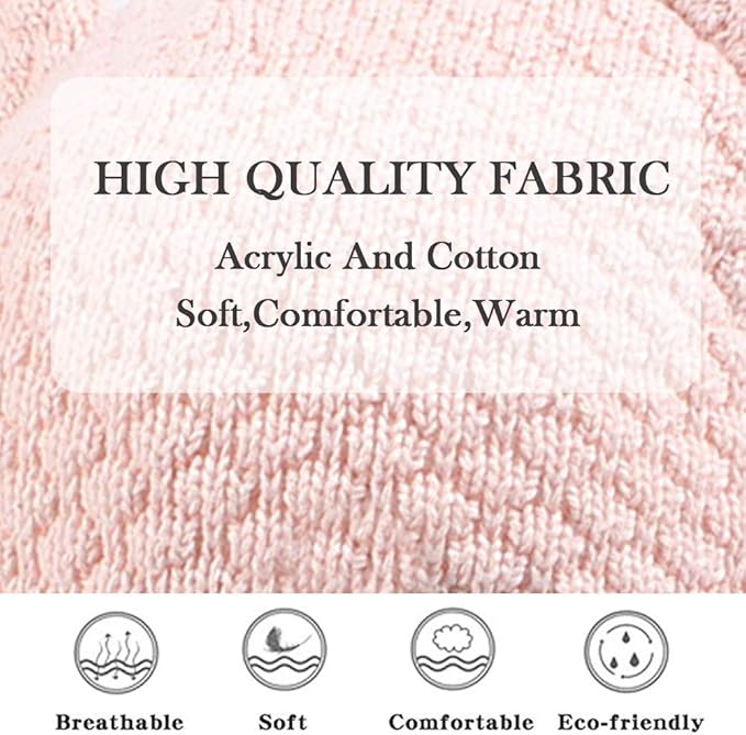 XIAOHAWANG Baby Hat Cute Bear Toddler Earflap Beanie Warm for Fall Winter