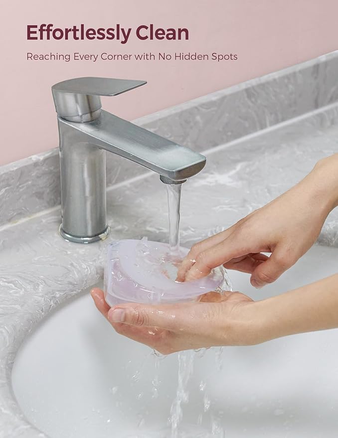 Momcozy Breast Milk Collector, Milk Collectors for Breastfeeding, Reusable Breast Milk Shells, Silicone Catcher with More Fit & Soft (3oz/90ml, 1 Count)