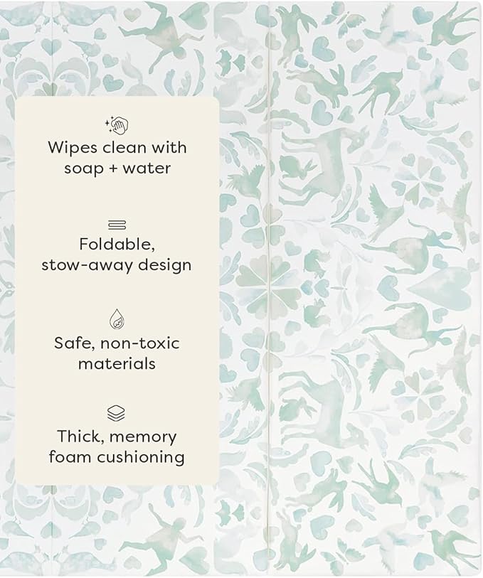 House of Noa Foldable Baby Tumbling Mat – Foldable Kids Play Mat | Durable, Stylish, and Cushioned Design