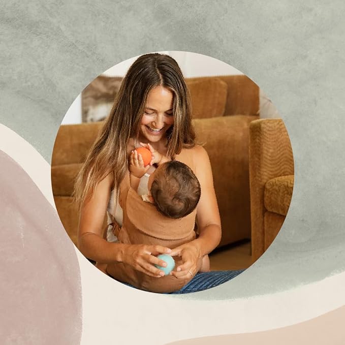 WildBird - Aerial Carrier - 7 to 45 lbs - for Moms, Dads & Caregivers - 100% Natural European Linen Fibers - Versatile & Adjustable - Large Size - Willow Fabric