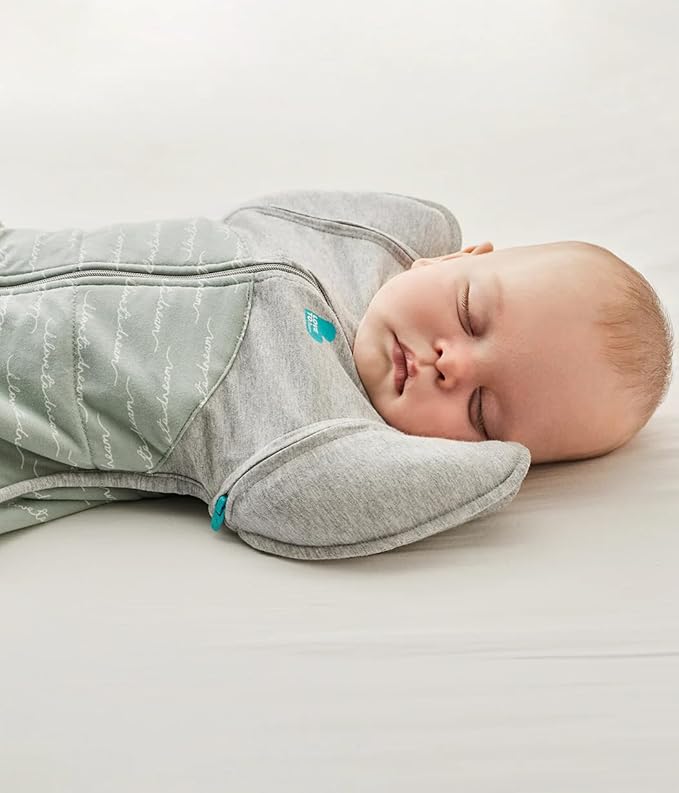 Love to Dream Swaddle UP Transition Bag Warm 2.5 TOG, Dreamer Olive, Extra Large, 24-32 lbs, Patented Zip-Off Wings, Gently Help Baby Safely Transition from Being Swaddled to Arms Free Before Rolling