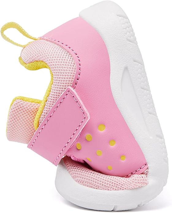 MORENDL Toddler Baby Shoes 0-4 Years Boy Girl Lightweight Breathable Non-Slip Sports Sneakers Running Walking Tennis Barefoot Shoes