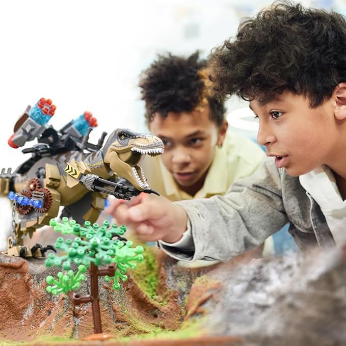 Mesiondy Building Blocks Toys Set 725 Pcs for Age 8 9 10 11 12 13 14 Years, Dinosaur Park World,Birthday Gifts for Boys and Girls……