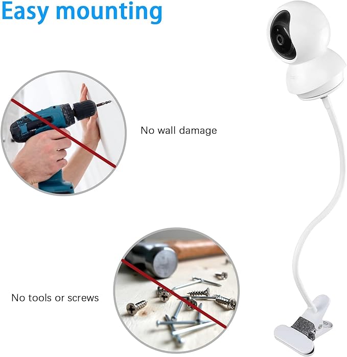 Baby Monitor Flexible Mount for TP-Link Tapo C200 C210 Cameras (clamp)