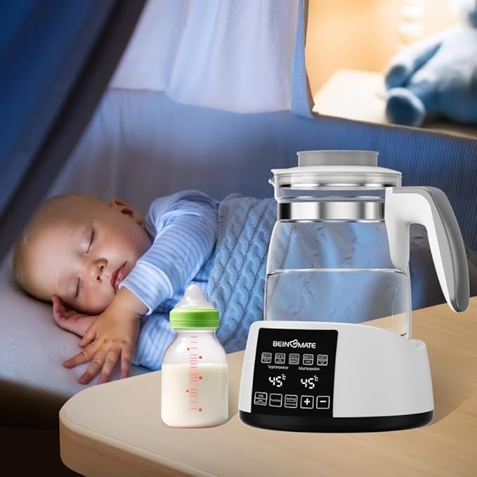 Baby Bottle Warmer,Electric Kettle Water Warmer,Temperature Control Kettle,Formula Water Warmer Temperature Control, Multi-Temperature Control for Formula, Breastmilk, Tea, Coffee, Sterilizer
