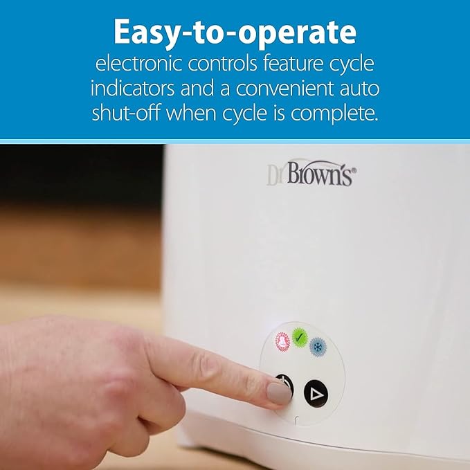 Dr. Brown’s Natural Flow MilkSPA Breastmilk and Bottle Warmer with Dr. Brown’s Deluxe Electric Sterilizer for Baby Bottles and Other Baby Essentials