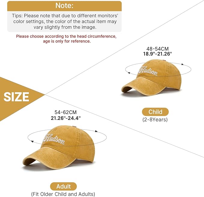 Custom Name Toddler Baseball Cap, Personalized Boys Girls Cotton Embroidered Hat, Trucker Hat for Kids Adults