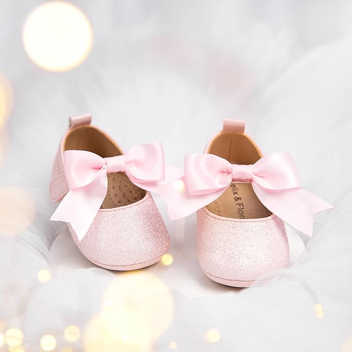 Soft Sole Baby Shoes - Infant Baby Walking Shoes Moccasins Rubber Sole Crib Shoes