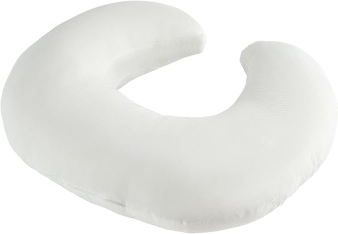 Nursing Pillow for Bottle and Breastfeeding, Ergonomic Comfort Nursing Essentials for Mom and Baby, Feeding Support Pillow with Removable Cover, Easier and Healthier Nursing (Naked Pillow)