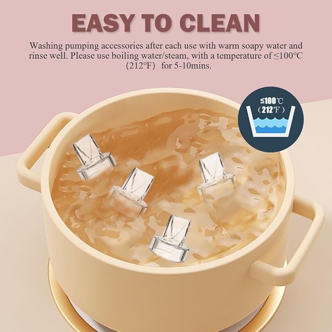 6pcs Duckbill Valves Compatible with Momcozy S12 Pro/S9 Pro/TSRETE S12/Kmaier S12 Wearable Breast Pumps Accessories,S12 pro/S9 pro/S12 Breast Pump Replacement Parts