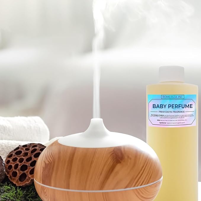 Baby Essential Fragrance Body Oil – Luxury Unisex Baby Oil Perfume with Long Lasting Baby Powder Scent – Soft Baby Smell, Uncut Perfume Oil,Scented Body Oil for Women & Men – 1 Fl Oz