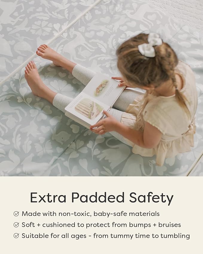 House of Noa Foldable Baby Tumbling Mat – Foldable Kids Play Mat | Durable, Stylish, and Cushioned Design