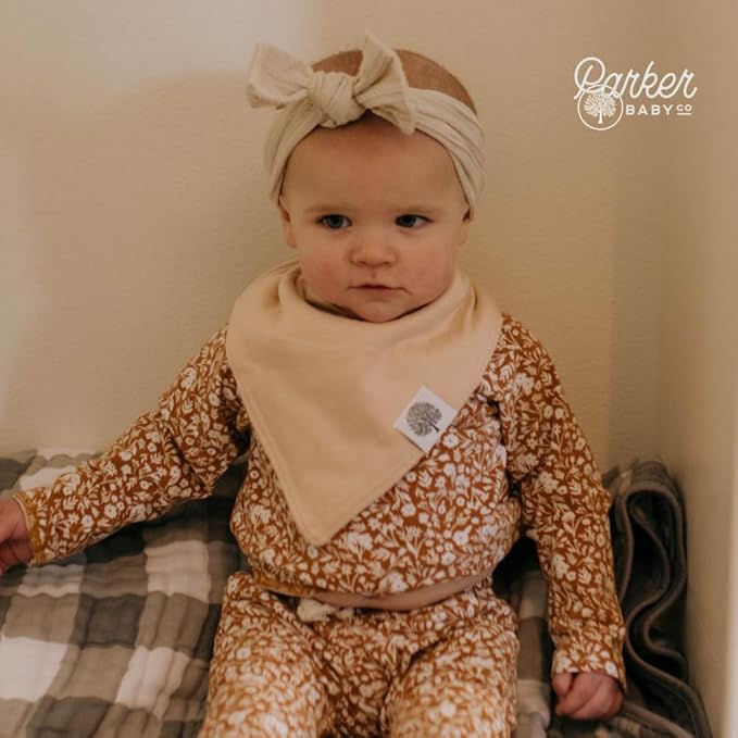 Parker Baby Bandana Drool Bibs 8 Pack Baby Bibs for Boys, Girls, Unisex - Soft & Stylish Teething Bibs for Babies