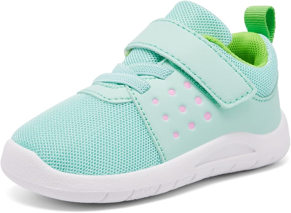 MORENDL Toddler Baby Shoes 0-4 Years Boy Girl Lightweight Breathable Non-Slip Sports Sneakers Running Walking Tennis Barefoot Shoes