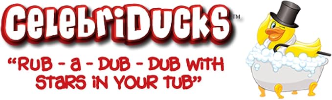 CelebriDucks - Coast Alone - Flock Star - Floating Rubber Ducks - Collectible Bath Toy Gift for Kids & Adults of All Ages