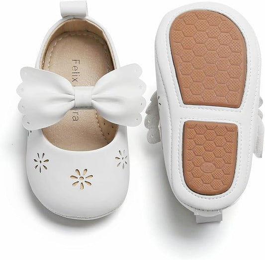 Soft Sole Baby Shoes - Infant Baby Walking Shoes Moccasins Rubber Sole Crib Shoes